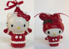 Hello Kitty and Friends Holiday Figural Ornament Set by Blue Sky Clayworks