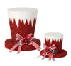 Red Top Hat Tree Topper Set by Sullivans