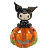 Kuromi Halloween Skeleton on Pumpkin Candle House by Blue Sky Clayworks