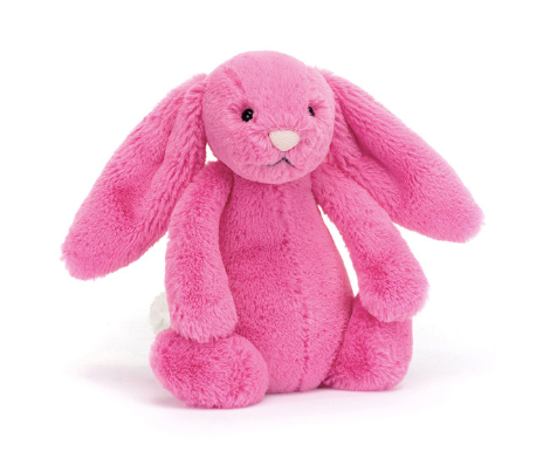 Bashful Hot Pink Bunny (Small) by Jellycat