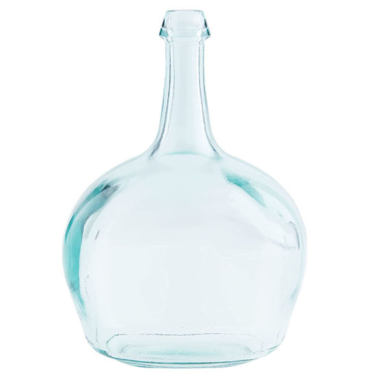 Clear Bottleneck Vase by Mudpie