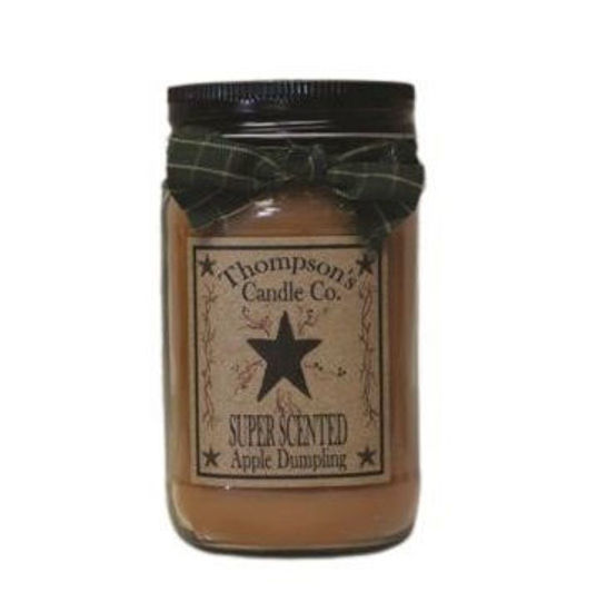 Apple Dumpling Small Mason Jar Candle by Thompson's Candles Co