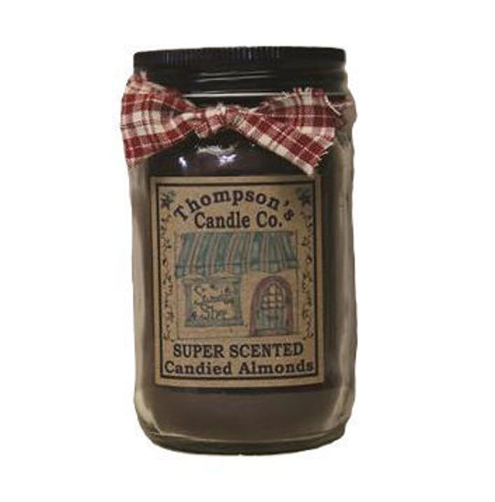 Candied Almonds Small Mason Jar Candle by Thompson's Candles Co