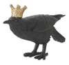 Crow with Gold Crown by K & K Interiors